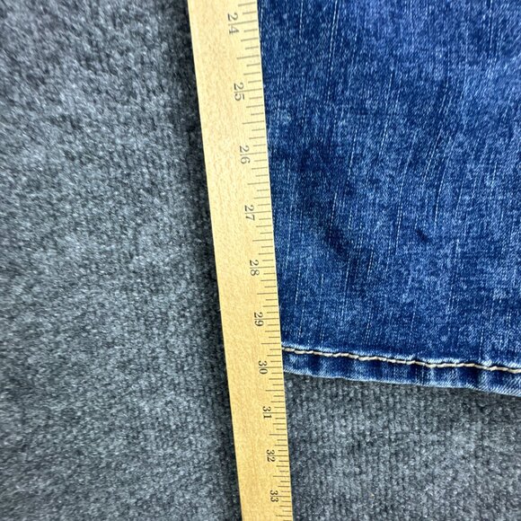 **SOLD**Buckle BKE Jake Jeans Mens 31R X 30 Blue Bootleg Stretch Western Cowboy - Picture 15 of 15